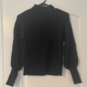 A New Day Black Mock-Neck Sweater
